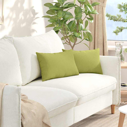 Jastučići za sofu 2 pcs Svijetlo zelena 50 x 30 cm tkanina