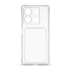 Maska za telefon WALLET za Xiaomi Redmi Note 13 5G, Bela