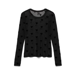 VERO MODA Majica VMLova črna