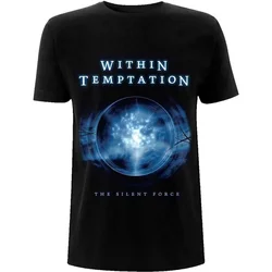 Within Temptation Majica Silent Force Tracks Unisex Black XL