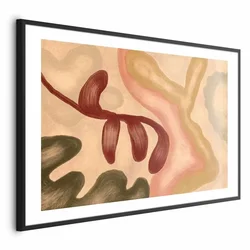 shumee Plakat - Barvite oblike - obrabljene figure, obarvane z apnom