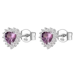 Brosway Srebrni uhani Magic Purple Fancy FMP53