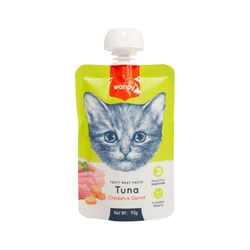 WANPY WP87154 Pasta tuna, piletina i šargarepa 90 g Poslastica za mačke