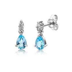 DIAMANT LETERNEL Uhani srebrna