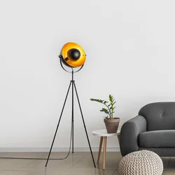 Aberto Design Podna lampa Mixed-11516-US, 62 x 45 x 160 cm E27, 40W, Crna