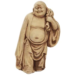 shumee Bež Buda Popotnik Vrtna Figura