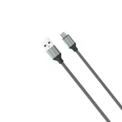 Kabel LDNIO LS441 USB na Micro sivi 1m