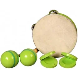 FLIGHT PERCUSSION FPS-3G (3) Green komplet tolkal