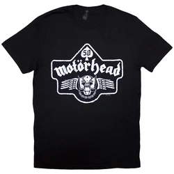 Motörhead Majica 50 Years Ace Wings Emblem Unisex Black S