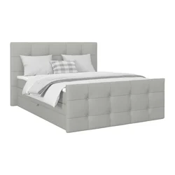 Boxspring Krevet Josie C 160/200 cm , srebrna