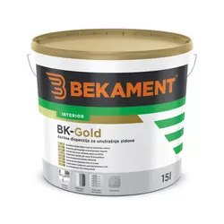 Akrilne notranje zidne barve BK - GOLD Bekament