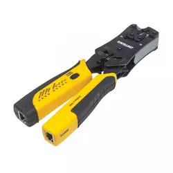 INTELLINET Crimping Tool and Cable tester RJ11/RJ45 Test 6 Cable Blister