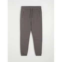 Sinsay - Slim fit trenerka sa dodatkom viskoze - tamno siva