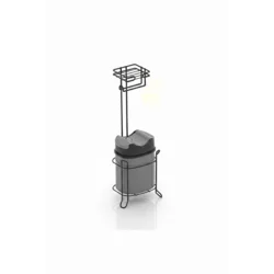 Držač toalet papira sa kanticom MG098 blk