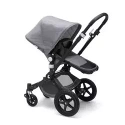 Bugaboo kolica Cameleon 3 crni ram, grey melange