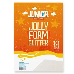 Junior jolly glitter foam eva pena sa šljokicama a4 10k - odaberite nijansu bela ( 134110 )