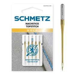 Schmetz Igle Gold Topstitch, NM 80