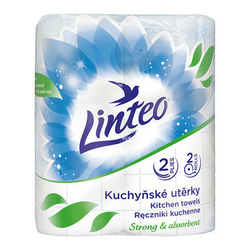 Papirnate kuhinjske brisače 2pcs Linteo Satin