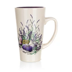 Banquet Keramični vrč LAVENDER 450 ml, komplet 4 kosov