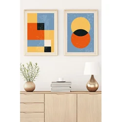 Wallity Uramljena slika Huhu17, 50x70 cm , 2 dela
