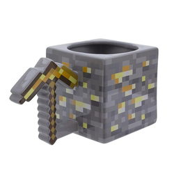 Šolja Paladone Minecraft - Gold Pickaxe Mug