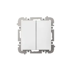Vestra Vgradno stikalo za lestenec brez okvirja IP20 bela 3811-10