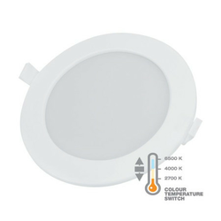 Commel LED panel 12w, okrugli ugradni. cct sklopka ( c337-314 )