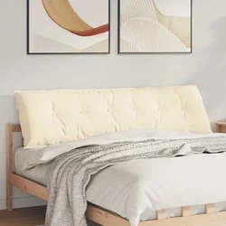 Jastuk za leđa Krema 180 x 50 cm Kordura tekstil