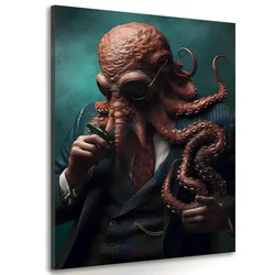 Slika živalski gangster hobotnica - 40x60