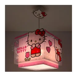 Dalber 73262 - Dečiji luster HELLO KITTY 1xE27/15W/230V ružičasta