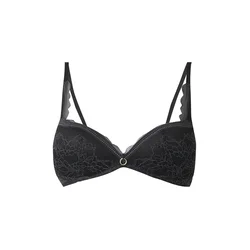 TRIUMPH Nedrček Comfort Allure črna/srebrna