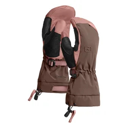 Ženske palčniki ORTOVOX Merino Freeride Mitten, rumene barve (S)