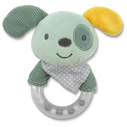 Lorelli plisana zvecka ring - dog green natural ( 10191360009 )