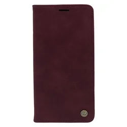 Maska za telefon LEATHER RETRO FLIP za Samsung A32, Bordo