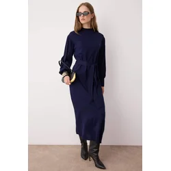 Trendyol Modest Ženska haljina Tctaw24Eb00023, Tamnoplava