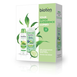 Bioten Set (Dezodorans+Gel Za Tuširanje) Mača Čaj+Detox 250ml