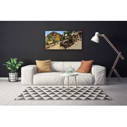 tulup.si Slika na platnu Old car architecture 100x50 cm