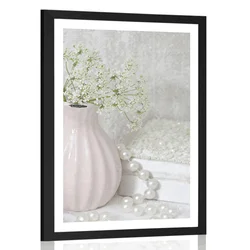 Plakat s paspartujem luksuzno tihožitje - 40x60 no frame