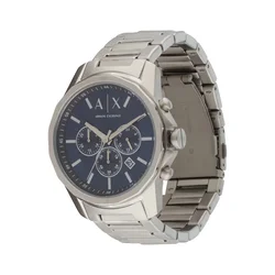 ARMANI EXCHANGE Analogna ura temno modra/srebrna