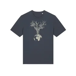 Life-Tree Majica Weltenbaum temno siva