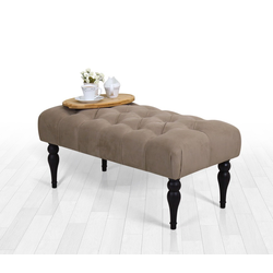 Atelier del Sofa Trpezarijska klupa Missus 92x43x48cm Braon