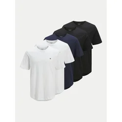 Jack & Jones Premium Majica  modra / črna / bela