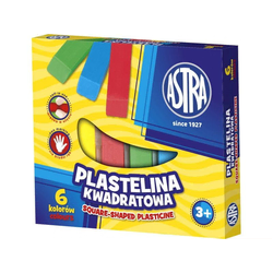 Astra ASTRA Plastelin kvadratni 6 barv, 83811908