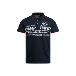 CAMP DAVID Majica marine / rdeča / bela
