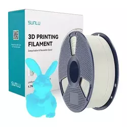 SUNLU PLA Svetleč v temi Filament (Bela in Modra)