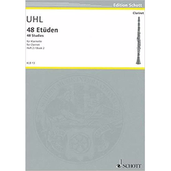 UHL A.:48 ETUDEN CLARINET BOOK 2