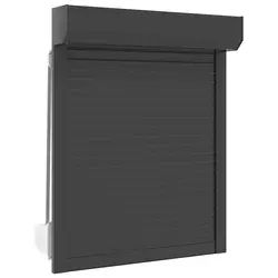 Roletna Antracit 70 x 100 cm Aluminij i poliuretan