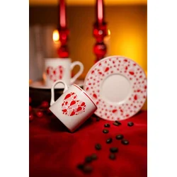 Hermia Set šolja za kafu, 4 komada, Beli