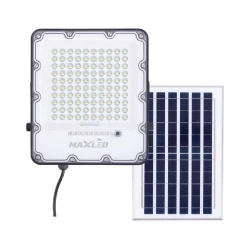LED solarni reflektor LED/100W/3,2V 4500K IP65 + daljinski upravljač
