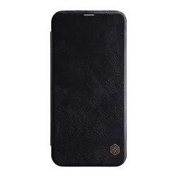 Maska na preklop Nillkin Qin za Samsung J4 Core (2018), Crna